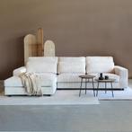 *WOONWINKEL* PEPP Interiors Lech Hoekbank Creme Ribstof, Huis en Inrichting, Banken | Bankstellen, Verzenden, Nieuw