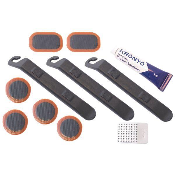 M wave banden reparatieset - goedkope bandenplakset, Fietsen en Brommers, Fietsaccessoires | Fietsgereedschap, Nieuw, Verzenden