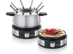 Severin FO 2471 Fondue-Crepe Combi, Verzenden, Zo goed als nieuw