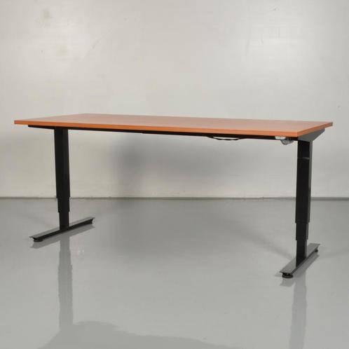 Elektrisch zit-sta bureau Solidesk - Kersen blad - 180 x 80, Huis en Inrichting, Bureaus, Ophalen of Verzenden