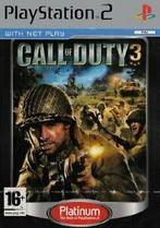 Call of Duty 3 (PS2 - Platinum) DVD, Gebruikt, Verzenden