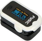 Fysic Saturatiemeter - Zuurstofmeter Vinger - Zwart •, Diversen, Verpleegmiddelen, Verzenden, Zo goed als nieuw