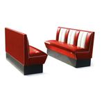 Classic Retro Diner Bank Bel Air HW150 Rood, Ophalen, Gebruikt