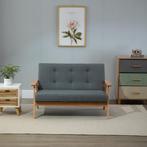 Loveseat - TrendyHome - Compact design - Tweezits - Grijs, Huis en Inrichting, Banken | Bankstellen, Ophalen of Verzenden, Nieuw