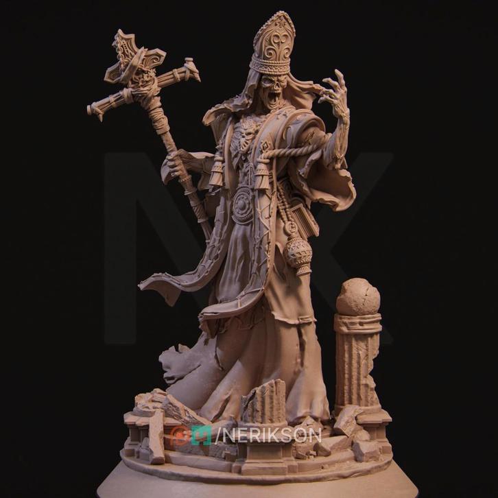 Undead Priest | by Nerikson - 32mm, Boeken, Hobby en Vrije tijd, Verzenden