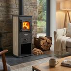 Houtkachel 8,5 kW Antraciet | Nieuw | Scherpe Prijs, Huis en Inrichting, Haarden, Ophalen of Verzenden, Nieuw, Vrijstaande haard