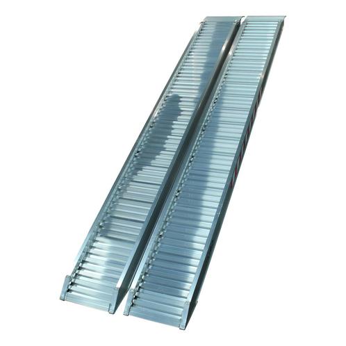 Metalmec Set oprijplaten recht aluminium 3000 x 360 opleglip, Auto diversen, Aanhangwagen-onderdelen, Ophalen of Verzenden