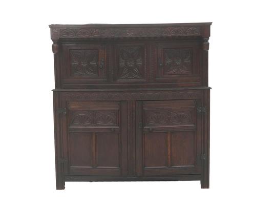 Een eikenhouten cupboard, Engeland, 17e eeuw, Huis en Inrichting, Kasten | Overige, Gebruikt
