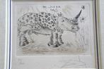 Salvador Dali (1904-1989) - Rhinocero - signée et numérotée, Antiek en Kunst