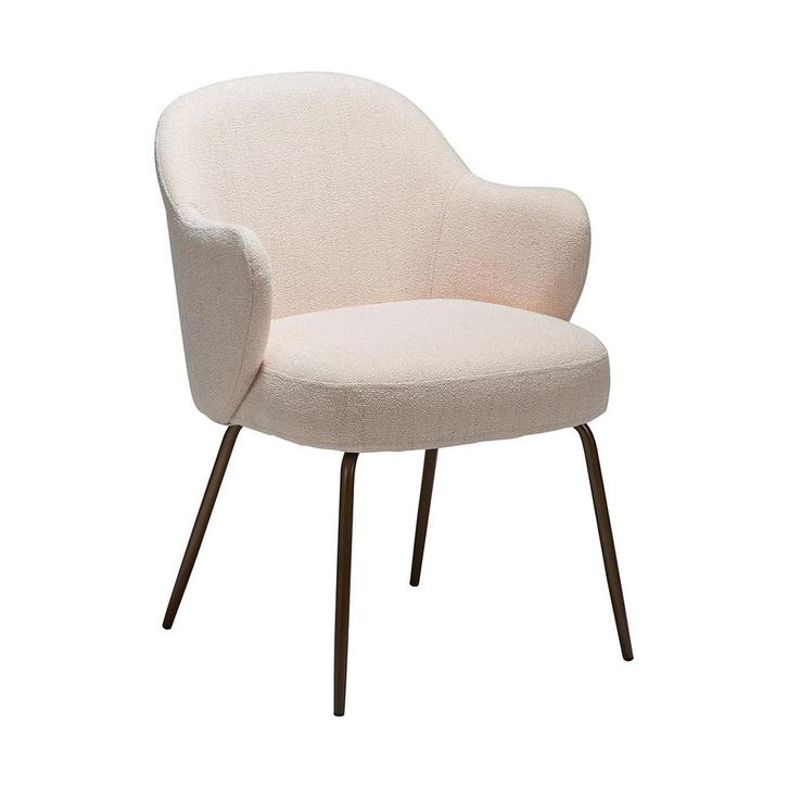 *WOONWINKEL* Dan-Form Bae Luxe Eetkamerstoel Met Armleuninge, Huis en Inrichting, Stoelen, Nieuw, Verzenden