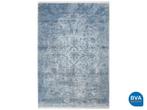 Online veiling: Vintage vloerkleed - Blauw - 120x170 cm|
