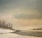Frits Borsteels (XX) - Abstract winterlandschap