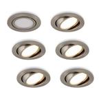 Ledisons LED-inbouwspot Opaco RVS 5W dimbaar IP54, Huis en Inrichting, Lampen | Spots, Nieuw