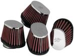 K&N Universal Chrome Oval Tapered Air Filter - 2in Flg ID x, Ophalen of Verzenden, Nieuw