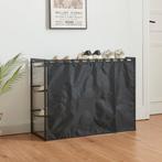 Schoenenrek Sel 80x32x60 cm voor 9 paar schoenen zwart [en.c, Huis en Inrichting, Verzenden, Nieuw