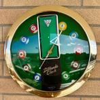 Vintage wandklok Billiards Clock – biljartthema – met