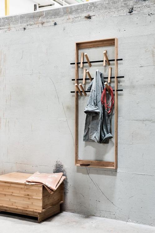20% korting | We do wood | Bamboe kapstok | B53 x H150, Huis en Inrichting, Woonaccessoires | Kapstokken, Nieuw, Hout, 100 tot 150 cm