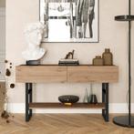 [en.casa] Console tafel sidetable Lappeenranta 139x43x76cm e, Huis en Inrichting, Tafels | Sidetables, Verzenden, Nieuw