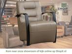 Leren fauteuil Magnificent - Massif Lava (grijs), Nieuw, Ophalen of Verzenden, 50 tot 75 cm, Industrieel, Modern
