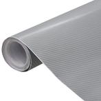 vidaXL Autofolie 4D 100x150 cm zilverkleurig, Verzenden