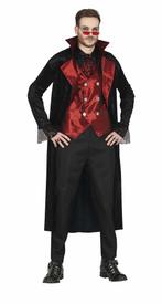 Vampier Halloween Kostuum Heren Rood, Hobby en Vrije tijd, Verzenden, Nieuw