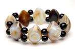 Agate & Black Onyx - 56,0g - Armband
