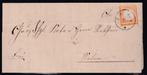 Duitse Rijk 1872 - brief met 2 Kr. orange kleinem, Gestempeld