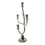 Kaarsen Standaard gewei zilver 4 h58 d12x9,5cm, Huis en Inrichting, Woonaccessoires | Overige, Verzenden, Nieuw