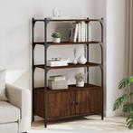 vidaXL Boekenkast 3-laags 70x30x109,5 cm bewerkt hout, Verzenden, Nieuw, Overige houtsoorten