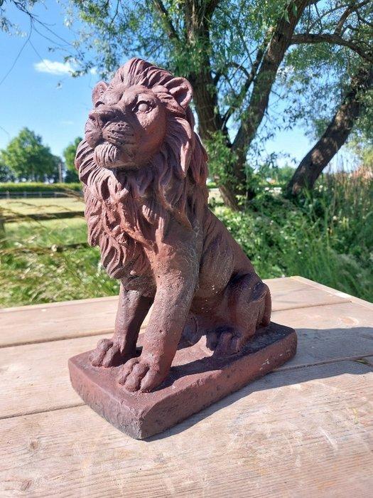 Beeld, tuinbeeld leeuw - 35 cm - cast stone, Antiek en Kunst, Curiosa en Brocante