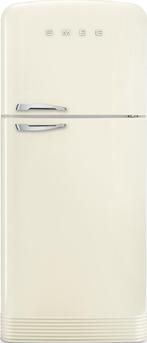 Smeg FAB50RCR5 koelkast crème - rechtsdraaiend, Witgoed en Apparatuur, Koelkasten en IJskasten, 150 tot 200 liter, Verzenden, 60 cm of meer