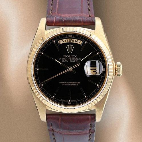 Rolex - Day-Date - 18038 - Unisex - 1980-1989, Sieraden, Tassen en Uiterlijk, Horloges | Heren