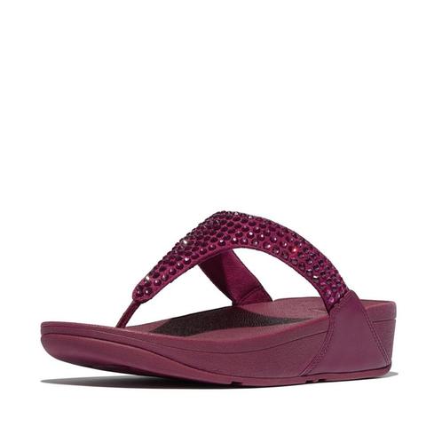 -7% FitFlop  FitFlop Lulu maxi-crystal toe-post sandals  maa, Kleding | Dames, Schoenen, Rood, Nieuw, Verzenden