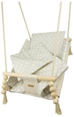 Babywiegschommel - max. 20 kg - creme, cremediamanten, Ophalen of Verzenden, Nieuw