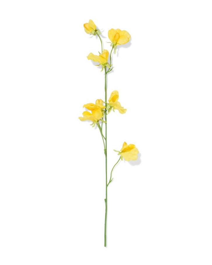 HEMA Kunstbloem lathyrus geel, Huis en Inrichting, Kamerplanten, Verzenden