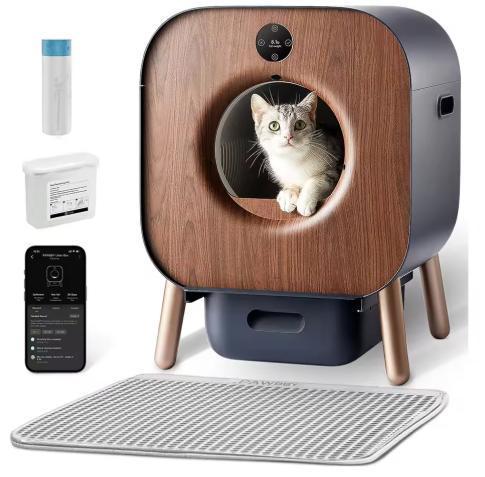 Automatische Zelfreinigende Kattenbak – Slim en TÜV Veilig, Dieren en Toebehoren, Katten-accessoires, Nieuw, Verzenden