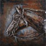 3D art metaalschilderij Paard, Ophalen of Verzenden, Nieuw