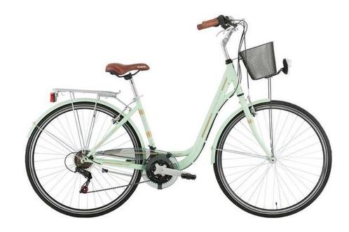 Hybridefiets - Dames - Groen - 48 cm, Fietsen en Brommers, Fietsen | Dames | Damesfietsen, Nieuw, Verzenden