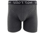 Boxershort - SQOTTON® - Basic - Antraciet, Kleding | Heren, Ondergoed, Verzenden