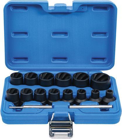 Bgs Technic Spiraaldoppen, moer & boutverwijderaar, set 1..., Auto diversen, Autogereedschap, Verzenden