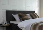 ACTIE! Boxspring Venetië 160 200 Zwart, Verzenden, Zwart, 200 cm, Modern