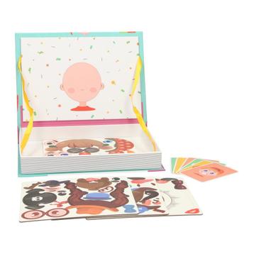 Magnetisch Opbergboek - Gekke Gezichten, 55dlg. beschikbaar voor biedingen