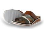 Rieker Slippers in maat 37 Bruin | 10% extra korting, Kleding | Dames, Schoenen, Slippers, Bruin, Verzenden, Nieuw