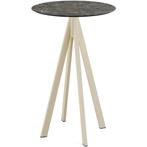 Statafel | INFINITY | HPL/RVS | Marmerlook Blad |, Verzenden, Nieuw in verpakking