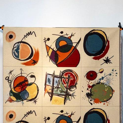 Joan Mirò 6 fantastische reproductiewerken - Wandtapijt (6), Antiek en Kunst, Antiek | Kleden en Textiel