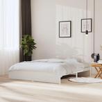 vidaXL Bedframe massief hout wit 180x200 cm, Huis en Inrichting, Slaapkamer | Bedden, Eenpersoons, Verzenden, Wit, Nieuw