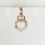 Zonder Minimumprijs - Hanger - 14 karaat Roségoud - 0.23ct., Sieraden, Tassen en Uiterlijk, Antieke sieraden