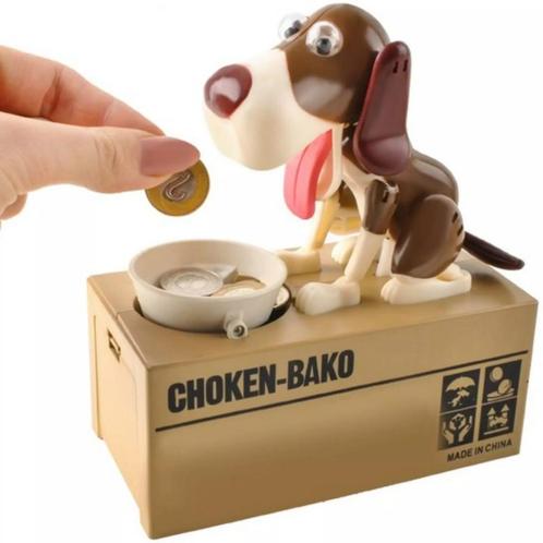 Kruzzel Bruine Hond Spaarpot - Interactief en Educatief, Kinderen en Baby's, Speelgoed | Overig, Nieuw, Ophalen of Verzenden