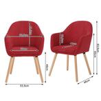 Nieuw Eetkamerstoel met Armleuning – Corduroy Design, Huis en Inrichting, Stoelen, Verzenden, Nieuw, Eén