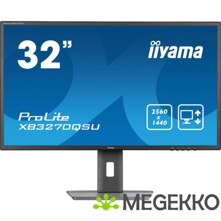 Iiyama ProLite XB3270QSU-B1 32  Quad HD 100Hz IPS Monitor, Computers en Software, Monitoren, Nieuw, Verzenden